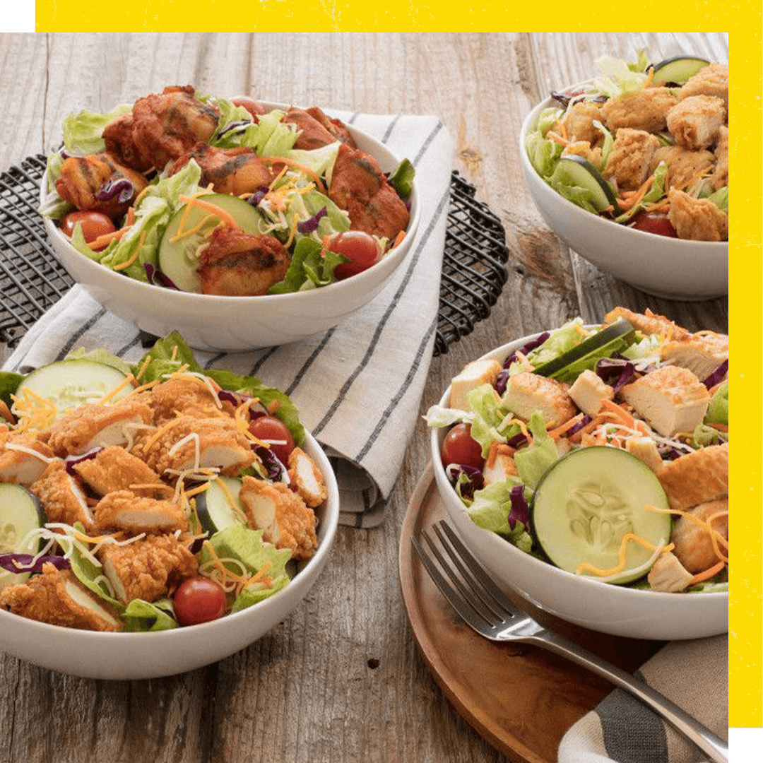 chicken salad selection