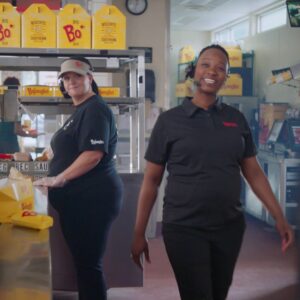 working at Bojangles