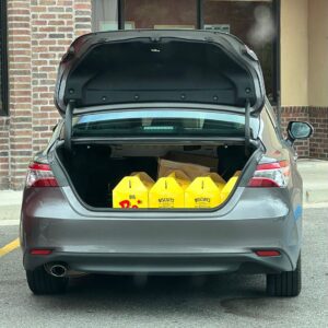 picking up catering